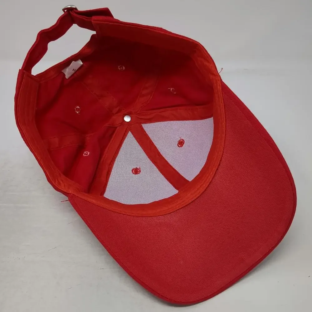 Unbranded red baseball